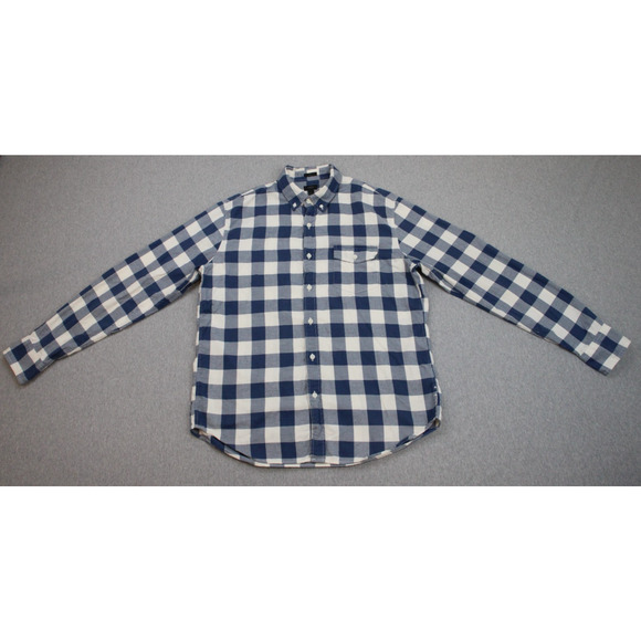 J. Crew Shirt Men's Size Large Plaid Slim Fit Button Down Cotton - Picture 1 of 7